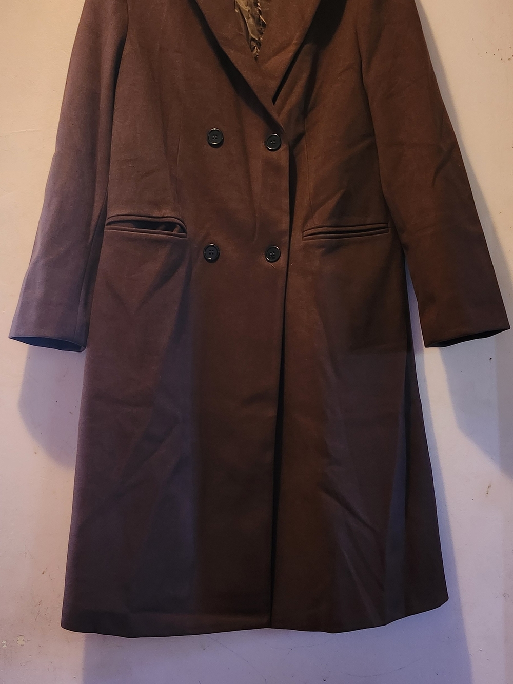 Women's Double-Breasted Brown Trench Coat